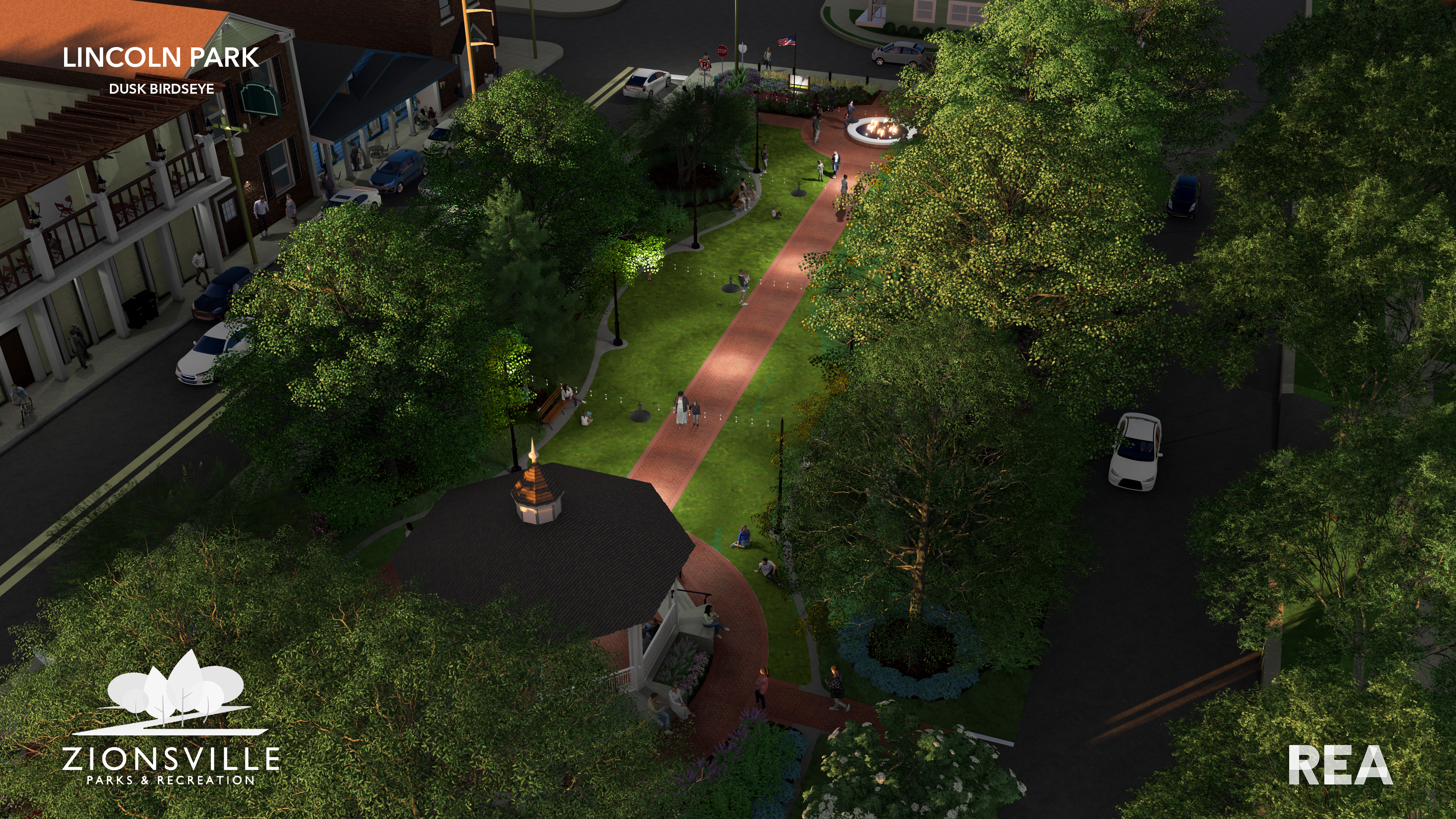 Lincoln Park at Dusk